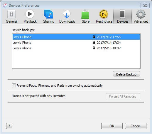 How To Delete Iphone Backups In Itunes For Mac